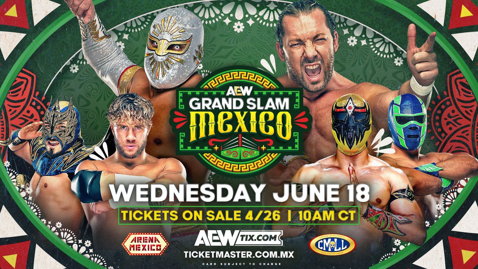 AEW llegará a la CDMX con un show especial en la Arena México