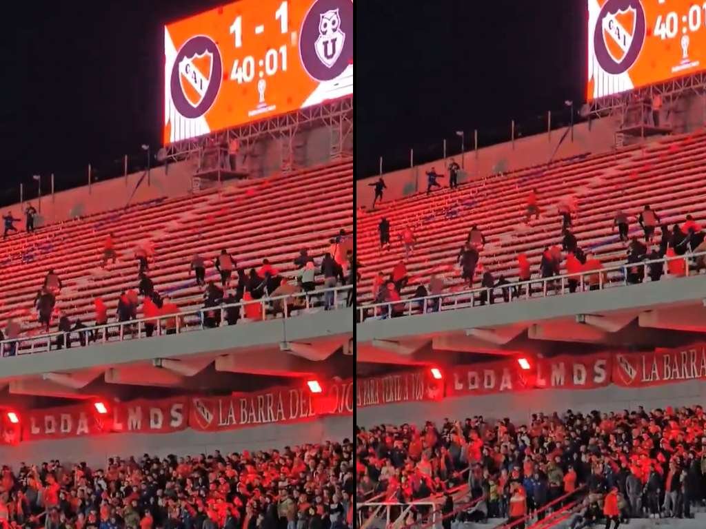 Independiente vs U. de Chile suspendido por incidentes violentos