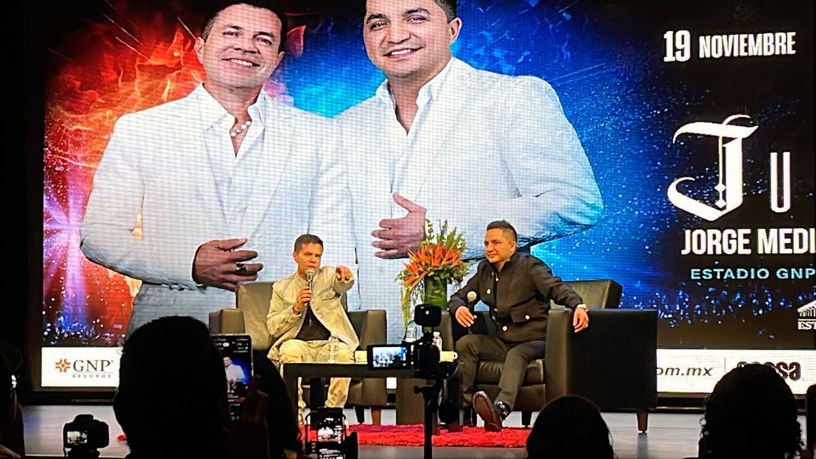 Jorge Medina y Josi Cuen anuncian segunda fecha en el Estadio GNP Seguros