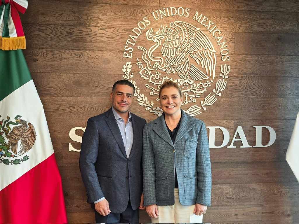 Maru Campos y García Harfuch acuerdan reforzar lucha contra el crimen organizado