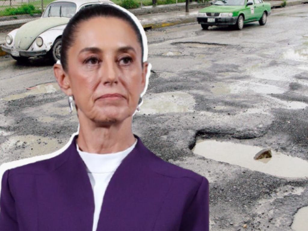 Así respondió Sheinbaum ante el exceso de baches en la CDMX