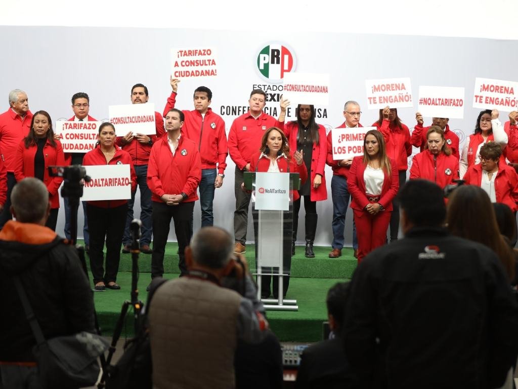 PRI Edomex demanda que el “Tarifazo Morena” se decida en consulta ciudadana