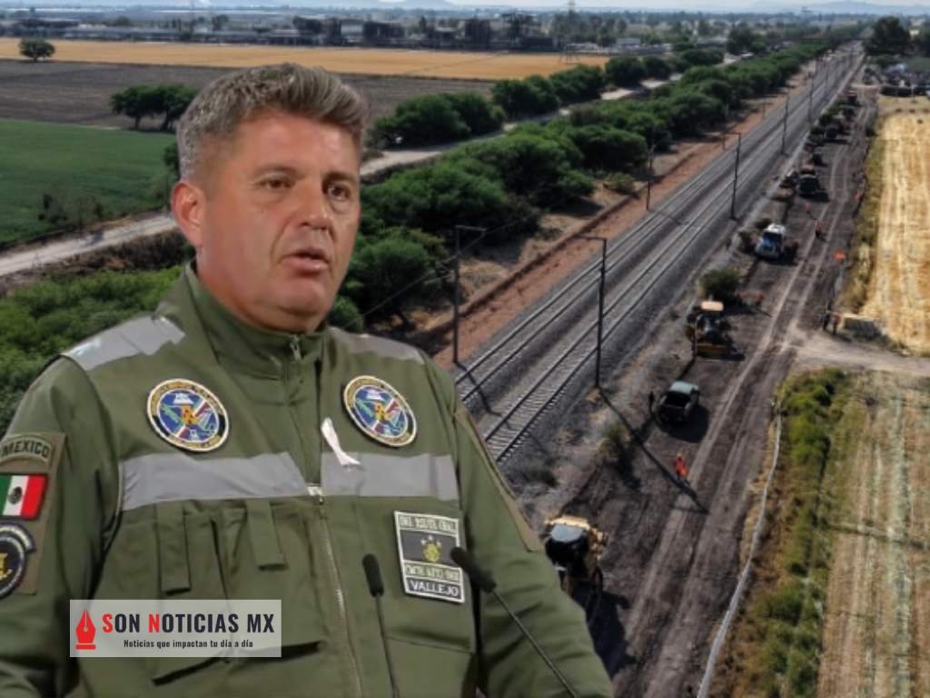 Tren México-Querétaro registra avance de 4.8% y más de 8 mil empleos: comandante Vallejo Suárez