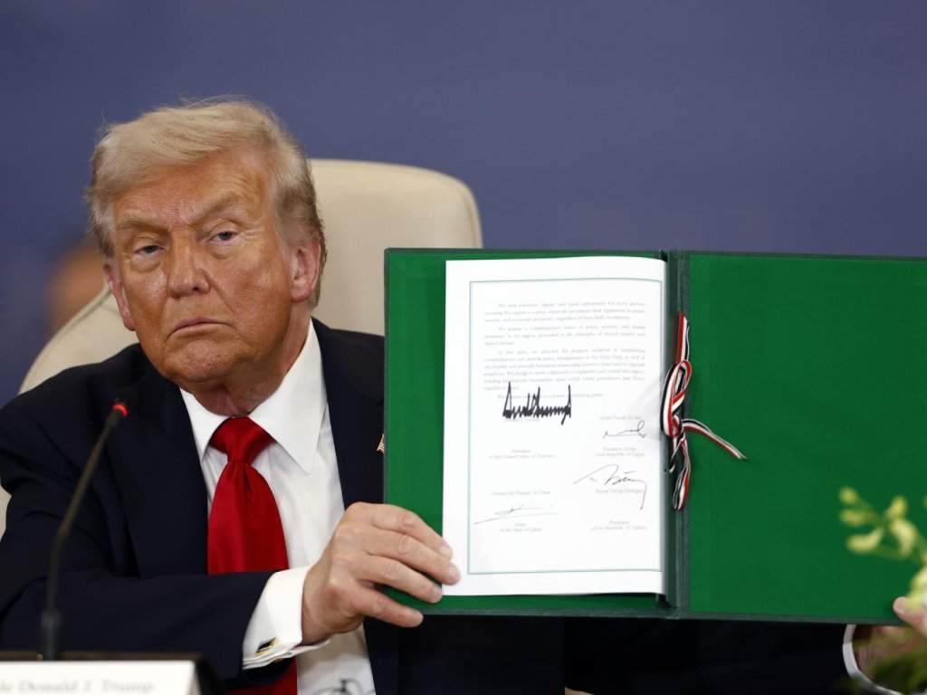 Donald Trump y líderes de Medio Oriente firman acuerdo para poner fin a la guerra en Gaza