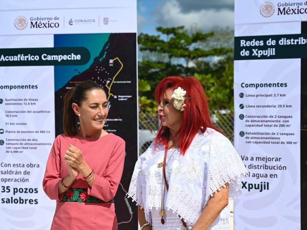 Layda Sansores llama a “defender a la presidenta Sheinbaum”; afirma que “una campañita no nos va a romper”