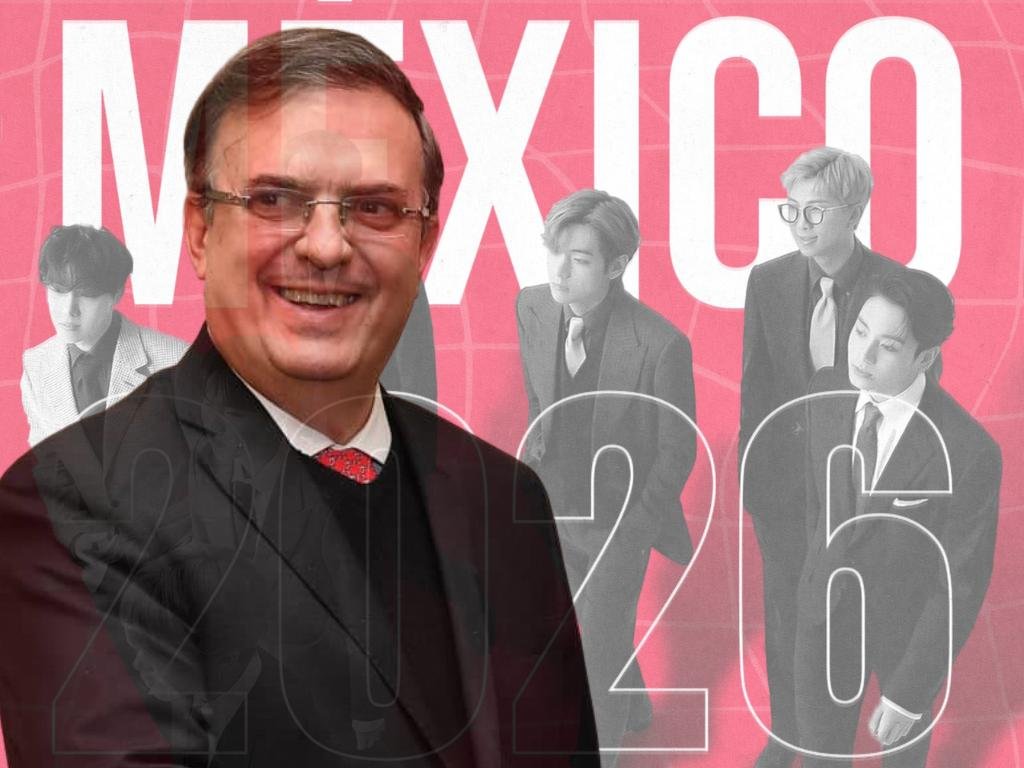 Marcelo Ebrard reacciona al regreso de BTS y emociona al ARMY mexicano