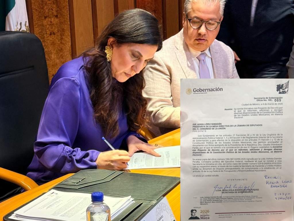 Cámara de Diputados recibe la propuesta de reforma electoral de Sheinbaum